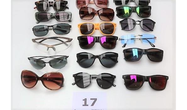 24 diverse zonnenbrillen
